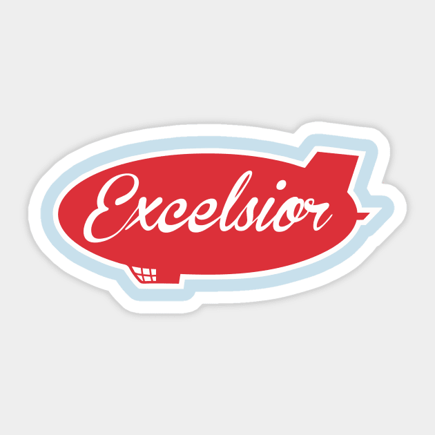 Excelsior Sticker by grekhov